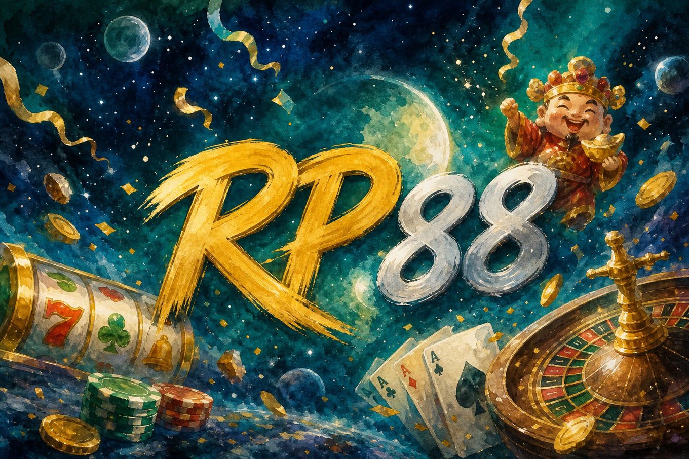 Tampilan antarmuka permainan Mahjong Ways 2 di RP88 dengan nuansa mahjong